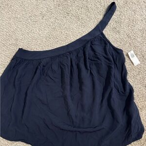 Women's one shoulder tank top